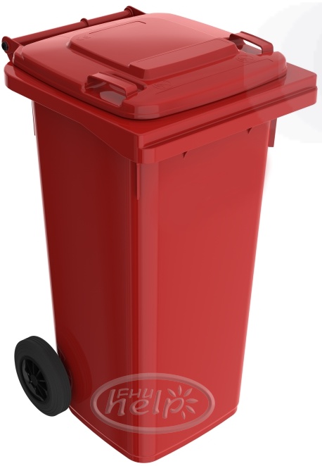 czerwone pojemniki na odpady