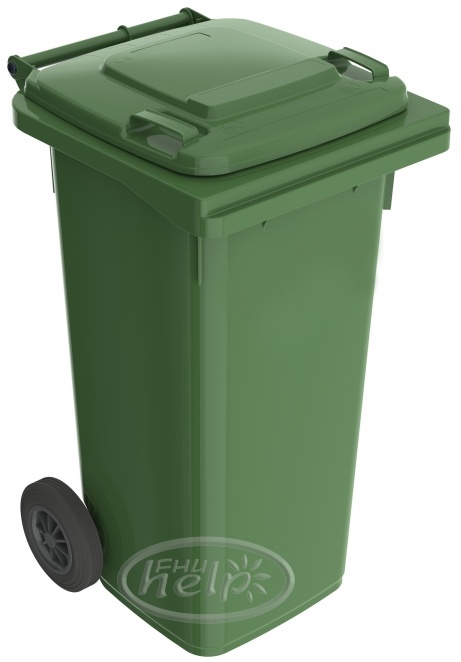 zielony pojemnik na odpady